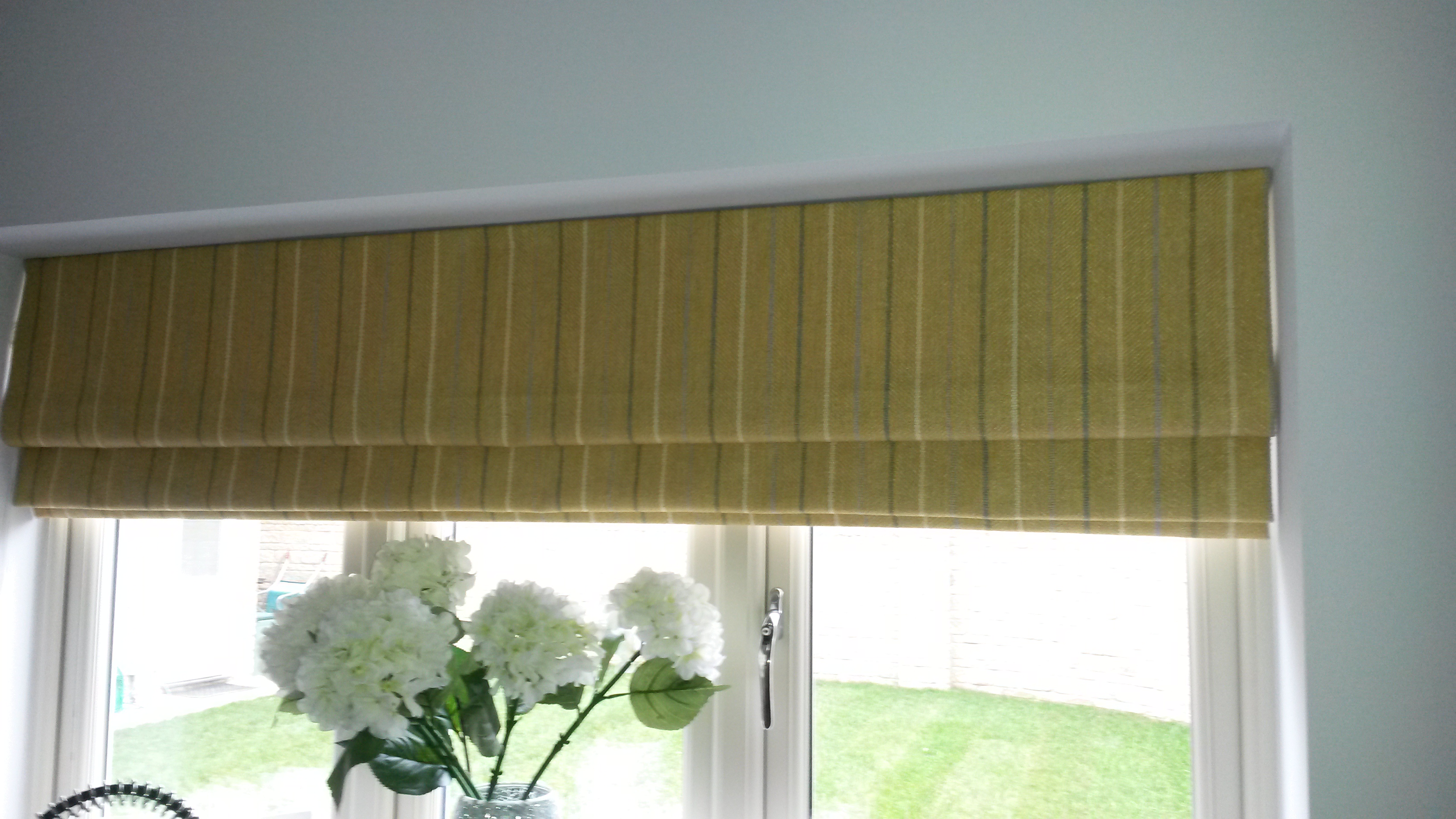 Made to measure roman blinds in recess - Winchcombe